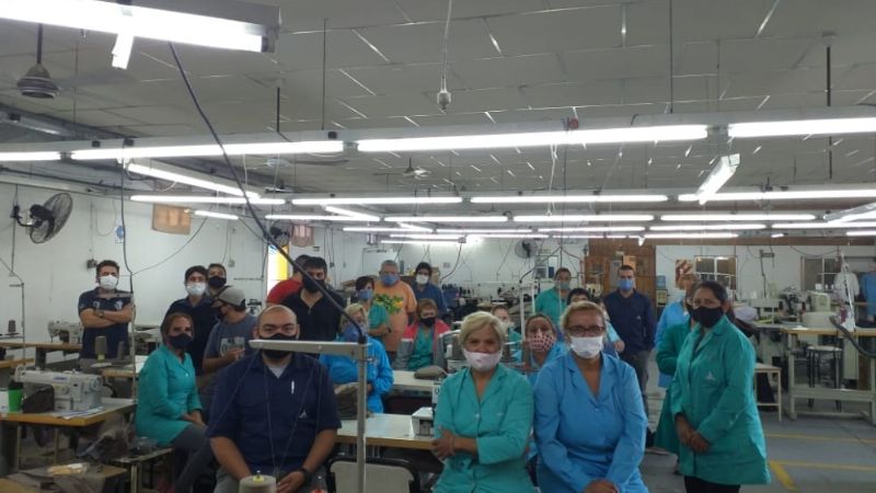 Trabajadores de Artex de paro