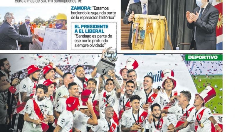 La nueva consagración de River en los diarios argentinos