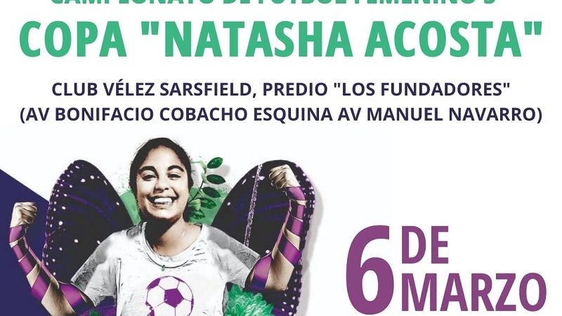 Copa "Natasha Acosta" en el Mes de la Mujer