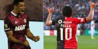 NO FALLAN. Sand y Rodríguez, ambos de penal, convirtieron en las victorias de Lanús y Colón, respectivamente.