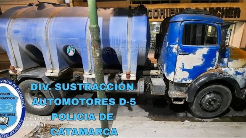 Secuestran un camión cisterna requerido por la Justicia de Córdoba