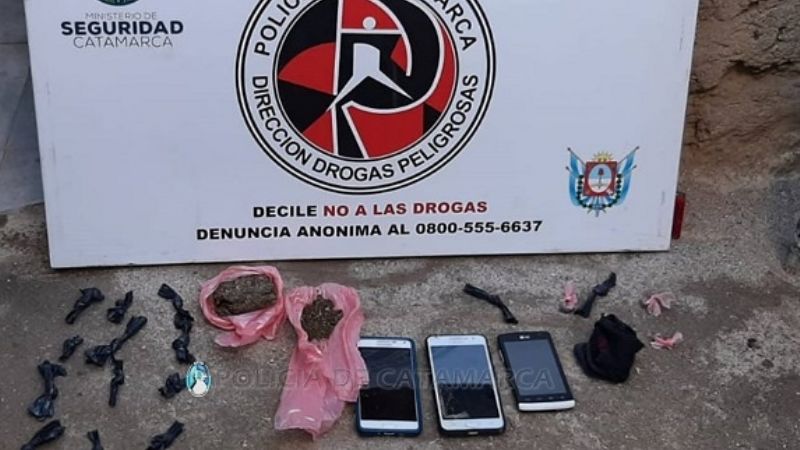 Tras allanamientos secuestran 77 gramos de marihuana