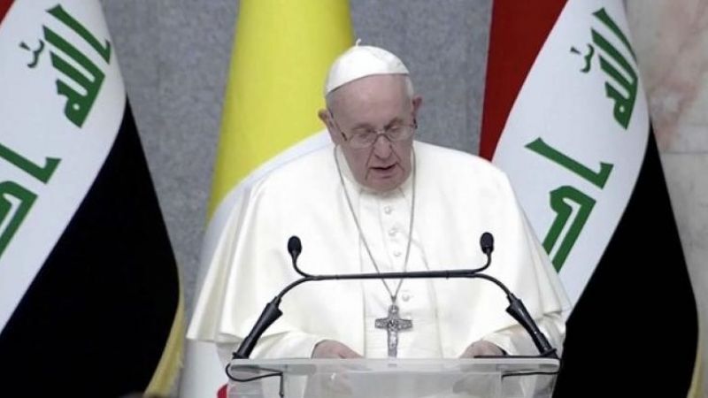 Francisco pidió en Irak, que las mujeres sean “respetadas y defendidas”