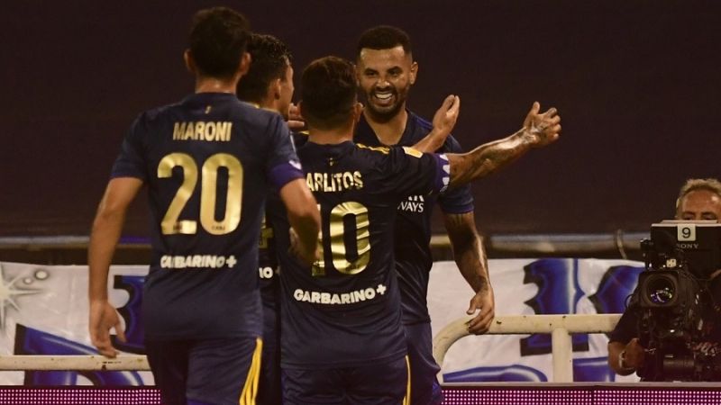 Boca goleó 7-1 a Vélez y llega encendido al clásico