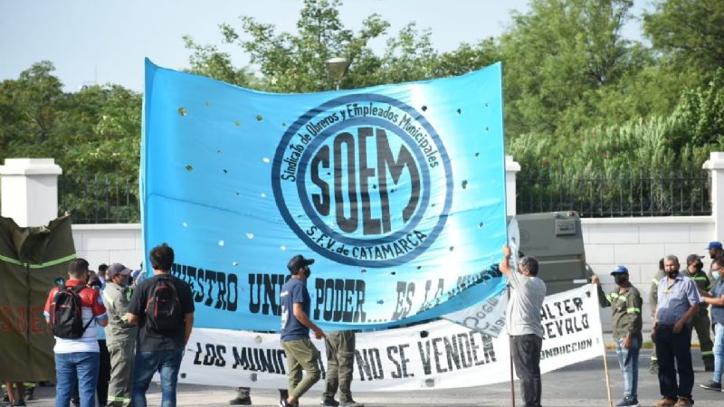 Movilización del SOEM con interrupción del tránsito en el centro