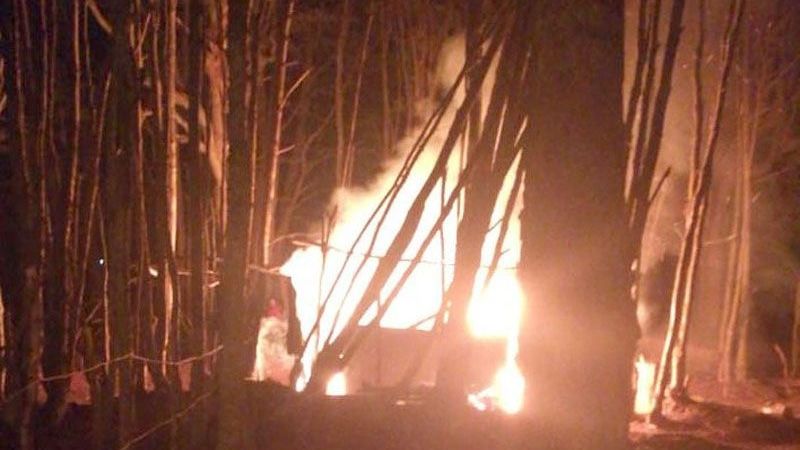 Policías apagaron un incendio en vivienda de Valle Viejo