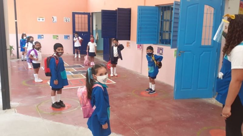 Colegios privados comenzaron las clases con bimodalidad