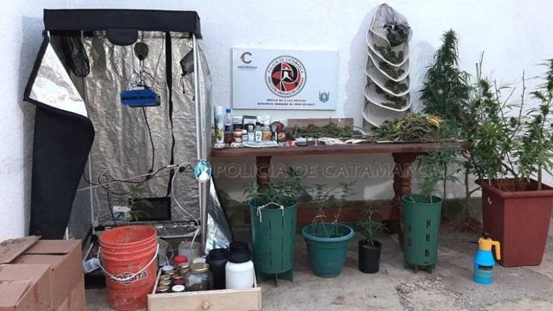 Un detenido por venta de drogas: secuestraron más de un kilo de marihuana