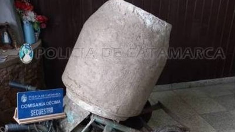 Trasladaron una hormigonera robada desde Valle Viejo a Capital