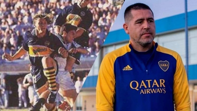 Riquelme recibió un “palo” de un ex compañero en Boca