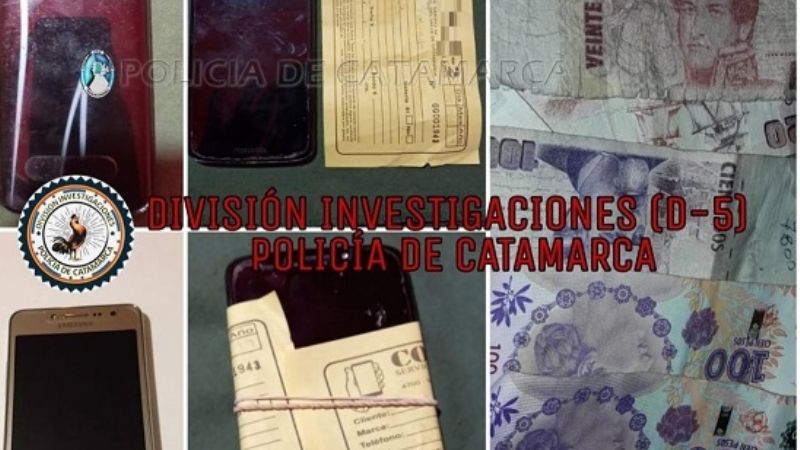 Recuperan dos celulares robados