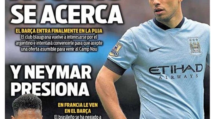 Barcelona vuelve a la carga por el “Kun” Agüero