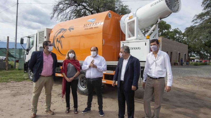 Nuevo camión sanitizante para la Capital