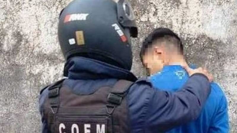 Paseaba por las calles de Valle Chico y lo detuvieron por violencia de género