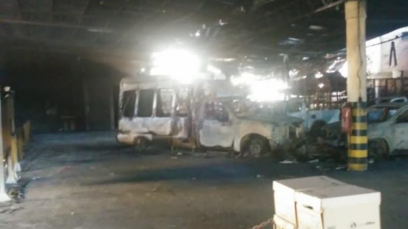 Así quedaron las oficinas de Agua Rica tras el ataque anti-minero