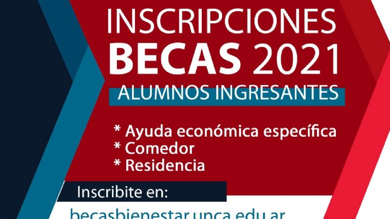 Prórroga para la inscripción a becas para alumnos ingresantes