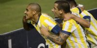 EL URUGUAYO ZABALA su agónico tanto para Rosario Central.