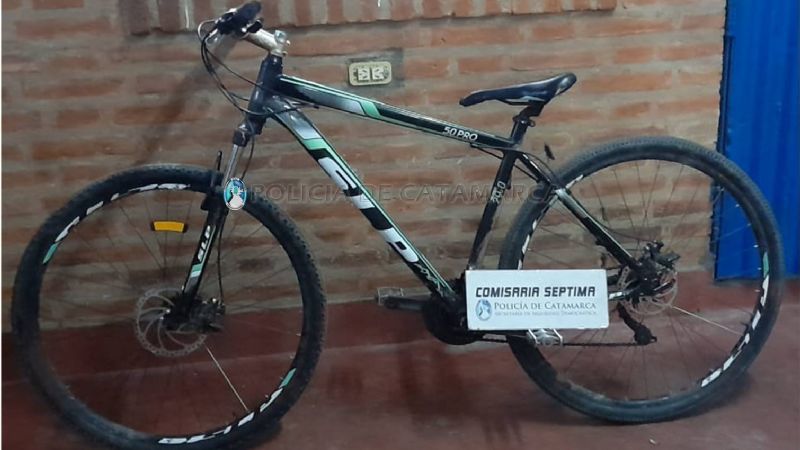 Recuperan una bicicleta robada en el norte de la Capital