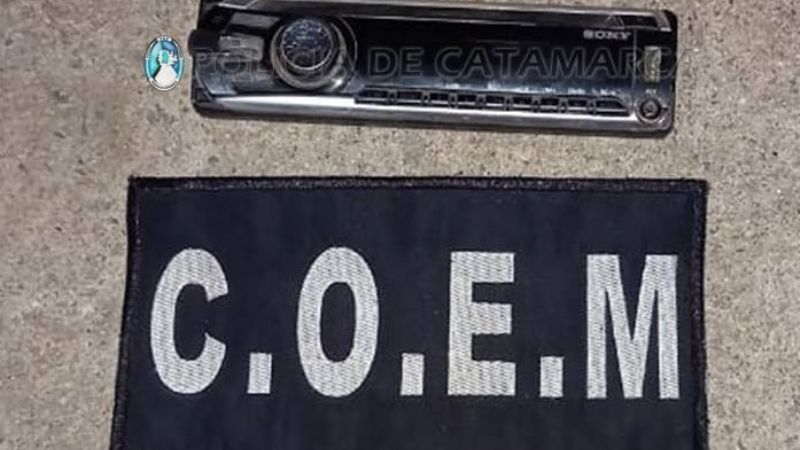 Detenido con un estéreo