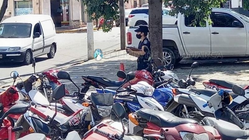 Secuestraron 16 motos