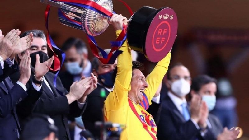 Messi la rompió y Barcelona gritó campeón en la Copa del Rey:
