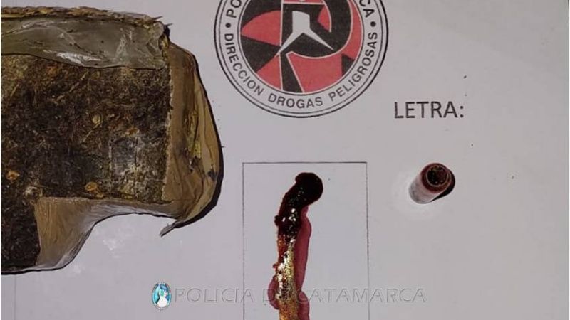 Detienen a un hombre con 260 gr. de marihuana en Belén