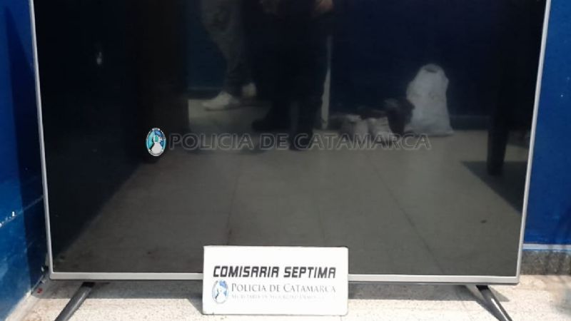 Recuperan un televisor, celulares y varios elementos robados