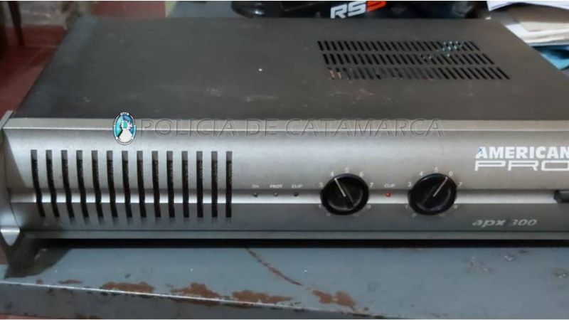 Encontró en su casa un amplificador ajeno