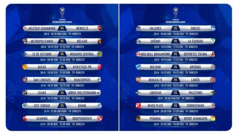 Fútbol recargado por las copas Libertadores y Sudamericana