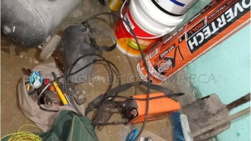 Encuentran en una vivienda varios elementos robados