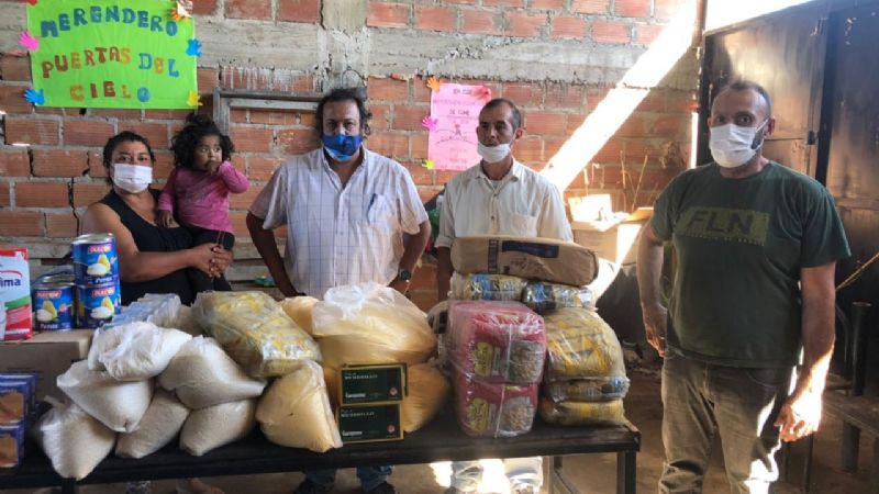 El Movimiento Federal Belgrano entregó mercadería a comedores