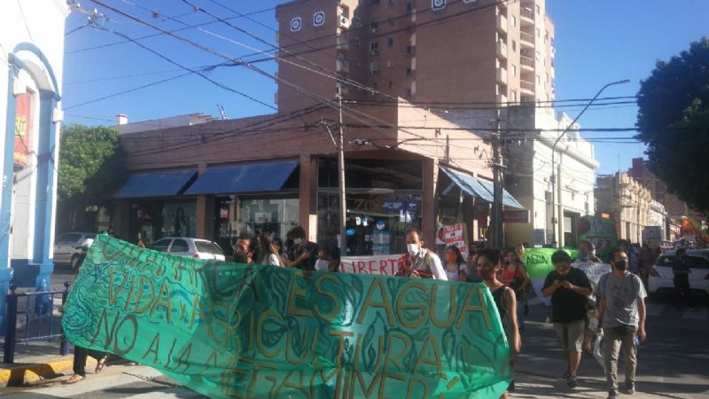 Movilización para pedir la libertad de los detenidos en Andalgalá