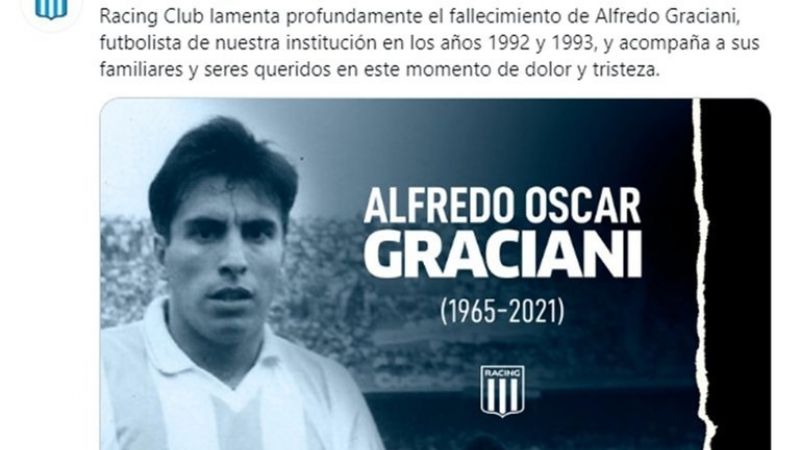 Dolor en Boca: murió Alfredo Graciani a los 56 años