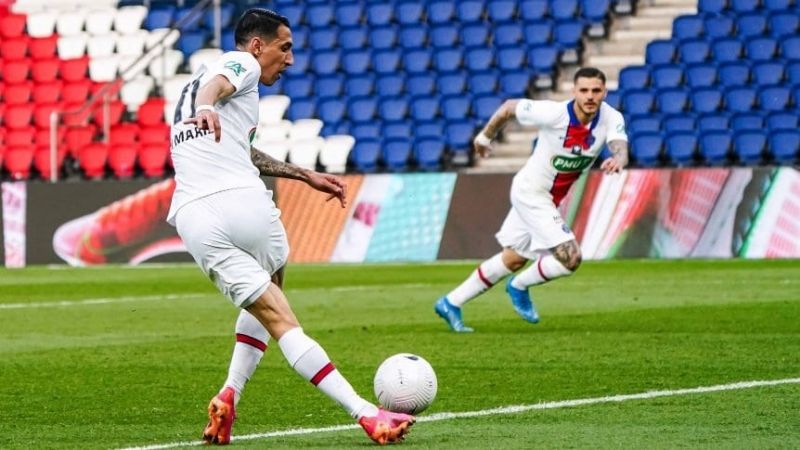 Tres de Icardi, rabona de Di María y goleada del PSG