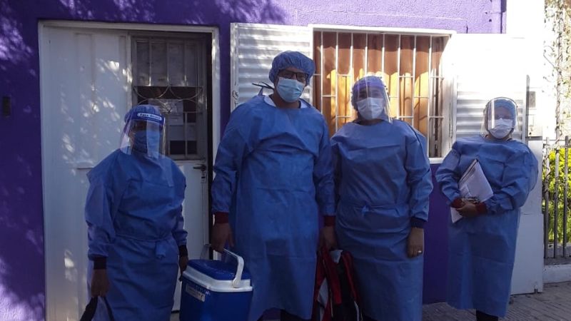 Continúa la vacunación antigripal en residencias de adultos mayores