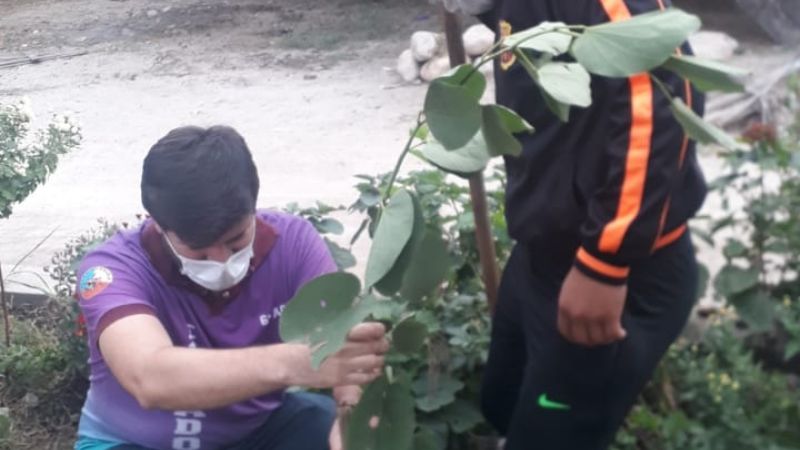 Alumnos y docentes de Siján conmemoraron el Día de la Tierra