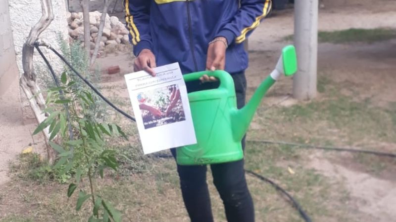 Alumnos y docentes de Siján conmemoraron el Día de la Tierra