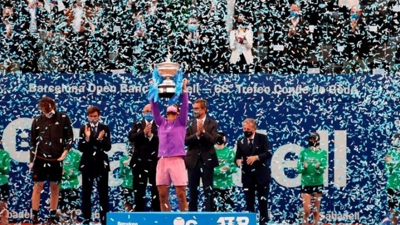 "Rafa" Nadal se consagró campeón del ATP de Barcelona