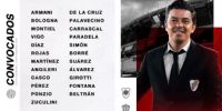LOS CONCENTRADOS DE RIVER, para recibir a Junior, el miércoles.