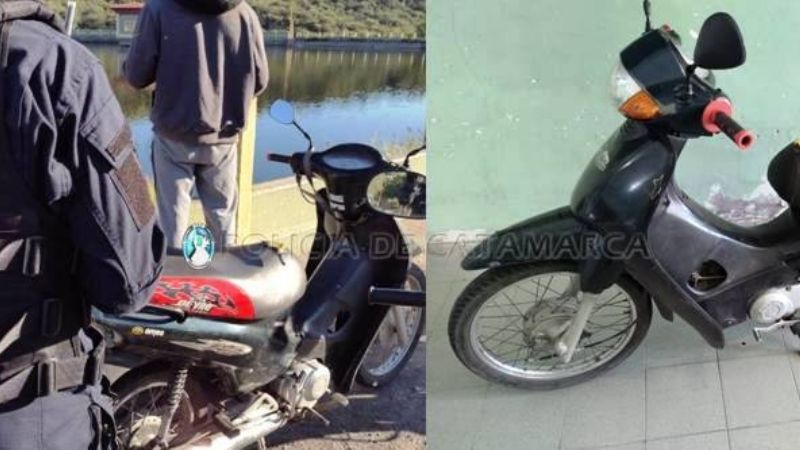 Aprehenden a un joven y le secuestran la moto buscada por robo