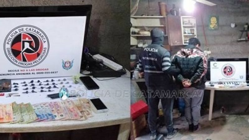 Detienen a seis personas, secuestran droga y dinero en efectivo en Recreo