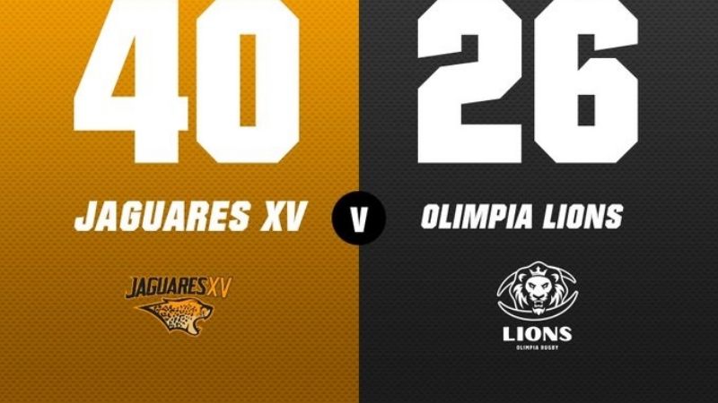 Jaguares no afloja y el “Cata” Segura tampoco: 40-26 a Olimpia Lions