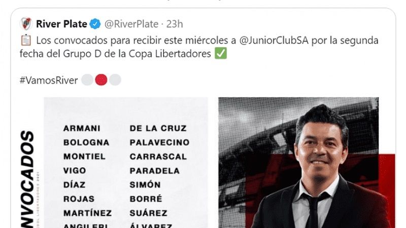 Suárez, aislado por contacto estrecho, es “baja” en River