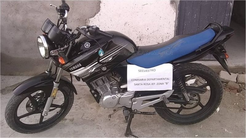 En un control en Bañado de Ovanta, recuperan una moto robada