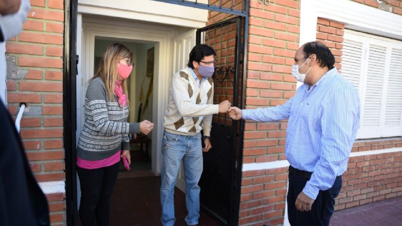 Saadi visitó a emprendedores beneficiados con microcréditos