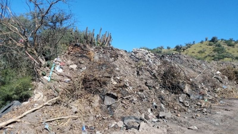 Triste: sitio de gran valor histórico, convertido en basural