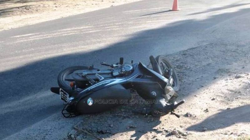 Derrapó y fue asistida por el SAME