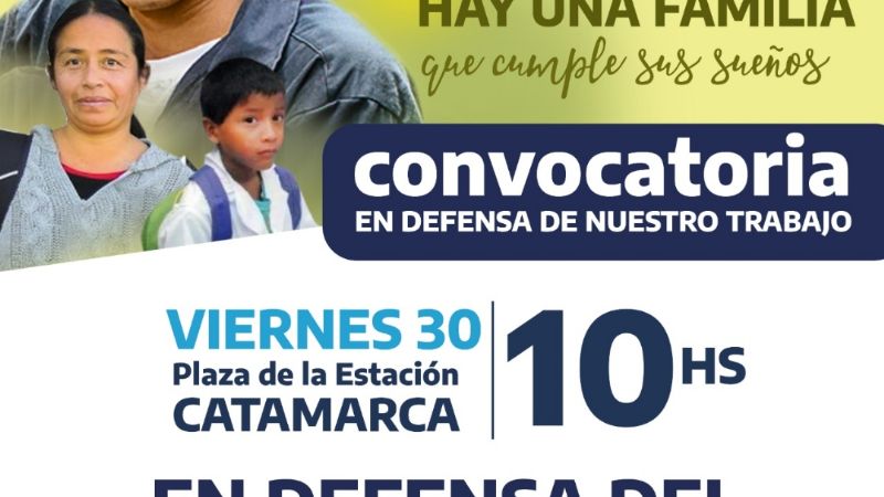 Marcha en defensa del trabajo minero