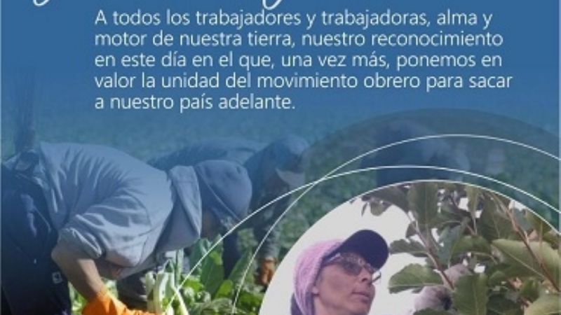 Saludo por el Día del Trabajador