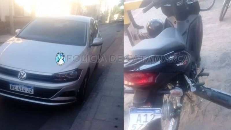 Accidente en calle céntrica